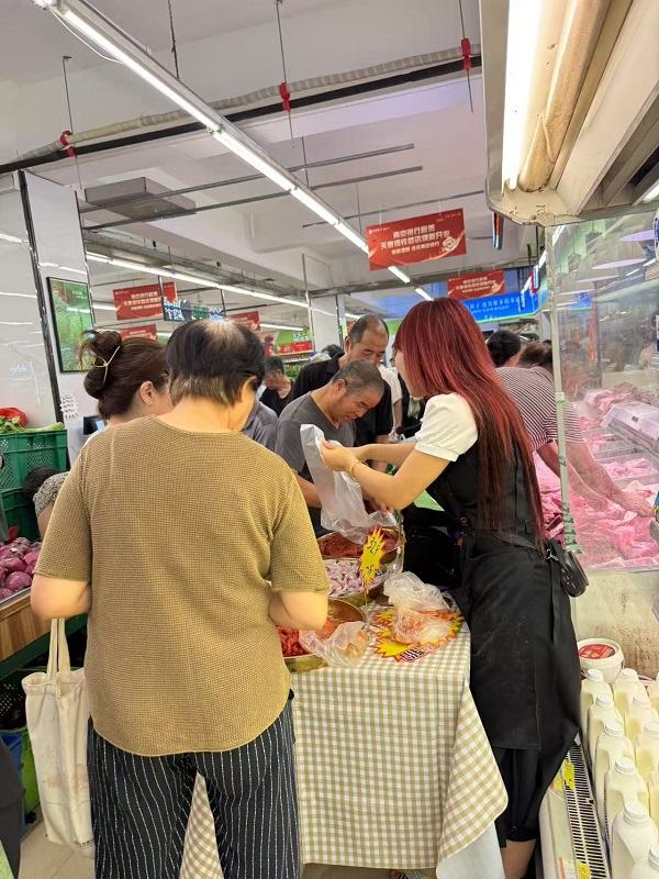 天惠超市錫鐵巷店引入“鮮大勇”快潔菜，開啟便捷消費(fèi)新體驗(yàn)